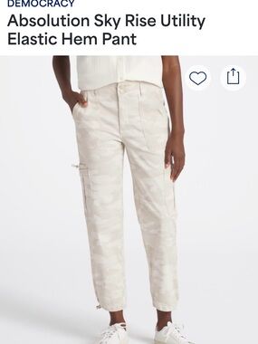 Democracy Cream Camo Utility Ankle Pants